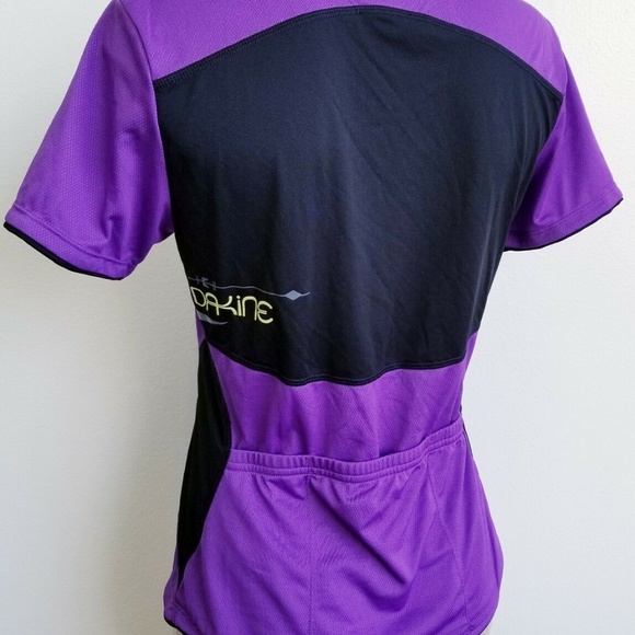Dakine Womens Biking Jersey Purple Medium - Picture 2 of 5